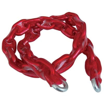 Catena Sicurezza Tonda Aref con Guaina N° 26 L 75 mm 120 cm 2 Pezzi - 2