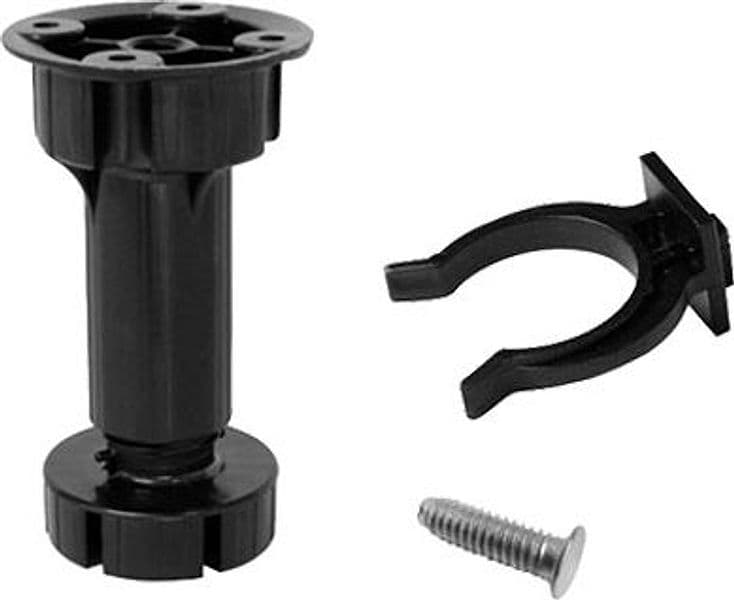 Piedino Mobili Regolabile ABS Ø 29 mm 10 cm 4 Pezzi - 2