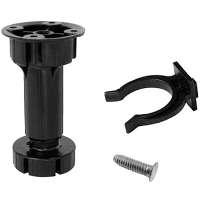 Piedino Mobili Regolabile ABS Ø 29 mm 10 cm 4 Pezzi - 2