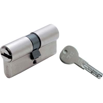 Cilindro Sagomato R6 Plus Iseo Ott.crom.satin Chiavi 5 mm 80 40 con 40 - 2