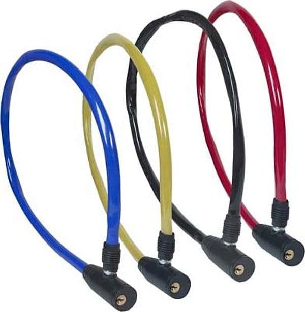Antifurto Fune Bici Moto 304 Ilsa Acciaio 8 mm 65 cm 4 Pezzi - 2