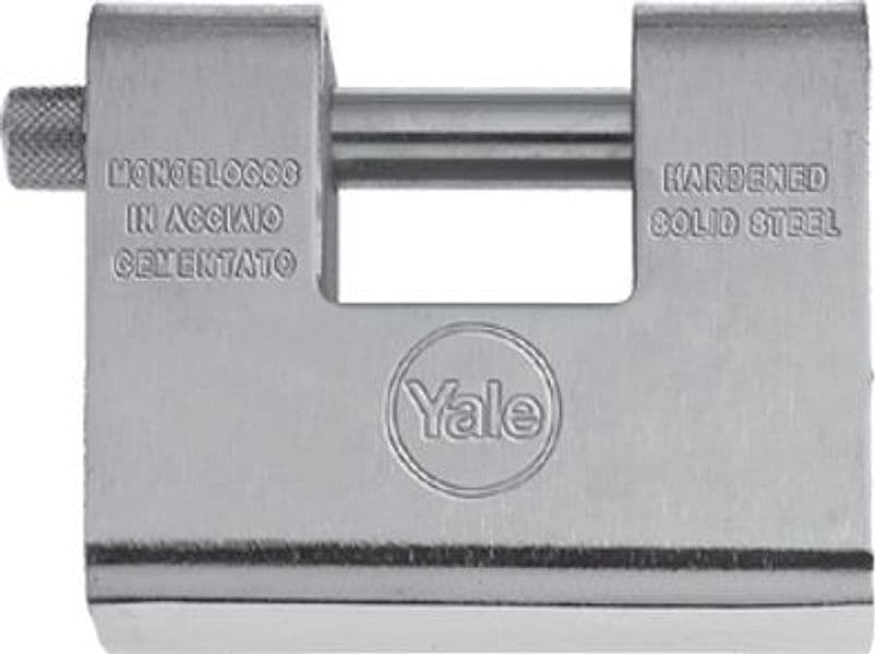Lucchetto Antiscasso Y164 Yale Acciaio Carbonitrurato Chiavi 3 mm 84 - 2