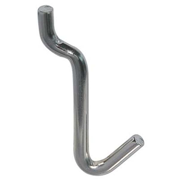 Gancio Uncino Acciaio per Pannello Espositivo Cromato 15 x 42 mm 200 Pezzi – Autres
