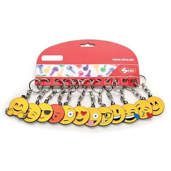 Portachiave Emoji Silca 12 Pezzi - 2