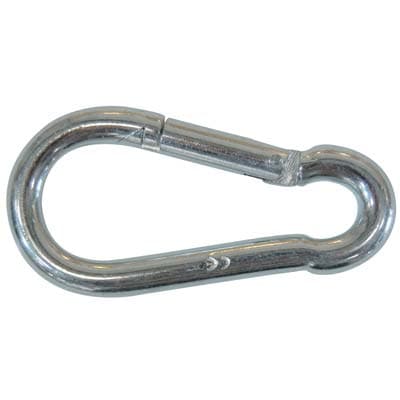 Moschettone Sicurezza Zincato L 7 mm 70 mm 25 Pezzi - 2