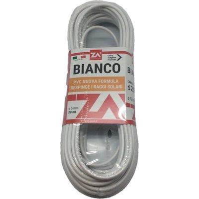 Cavetto Acciaio Ottonato Bianco 20 m 4,5 mm 2 Pezzi - 2