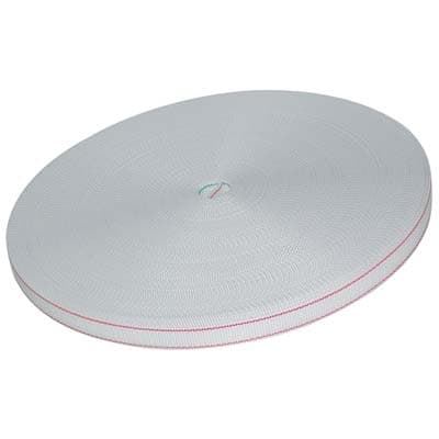Cintino Avvolgibili Pp Bianco Righe Rosse Mm 22 25 g m 50 m - 2