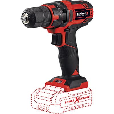 Trapano Avvit Batteria TECD18LI Einhell Volt 18 Xchange Solo Corpo Macchina - 2