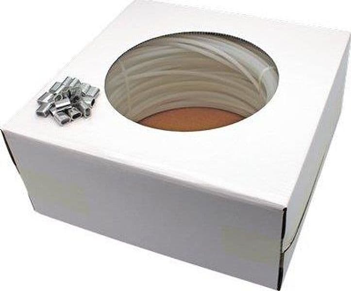Filo Nyofil con Morsetti Nylon Bianco 100 m con 20 Morsetti 4 mm – Za
