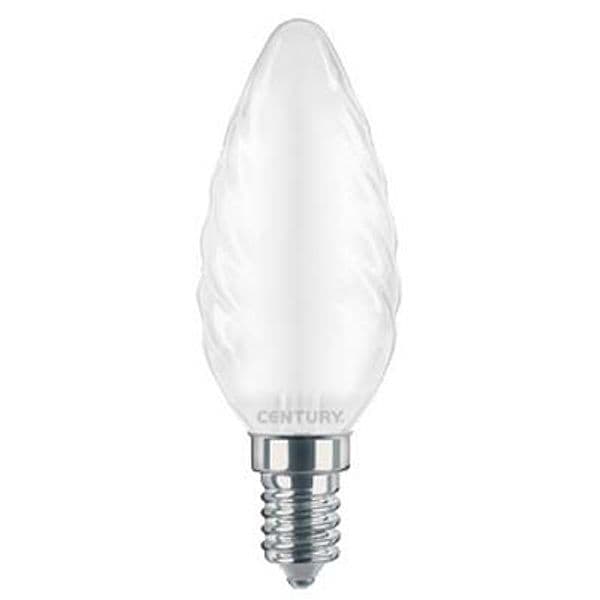 Lampada Wire LED Tortiglione Incanto Saten Century E14 230 V 5 Pezzi