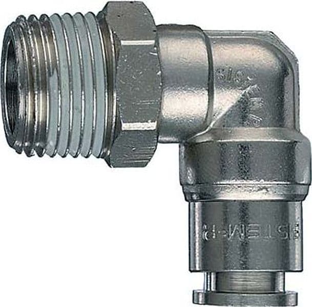 Gomito Girevole Auto Filetto Maschio Ac 50 Cg Ani 8 mm x 1/4 M 10 Pezzi - 2