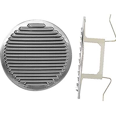 Bocchetta Aerazione Alluminio Tonda con Molle 80 a 125 mm 5 Pezzi - 2