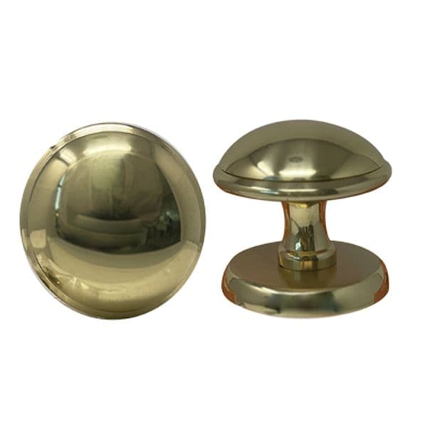 Pomolo per Portone Giada Ottone Oro Lucido D.mm 70 Base D.mm 70 – Autres
