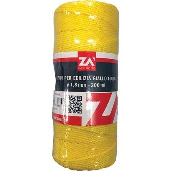 Filo Edilizia Giallo Fluo Ppl 200 m 3 Pezzi - 2