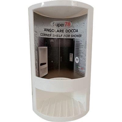 Portasapone Angolare Moplen Bianco H .5 14 x 14 cm 33 cm 2 Pezzi - 2
