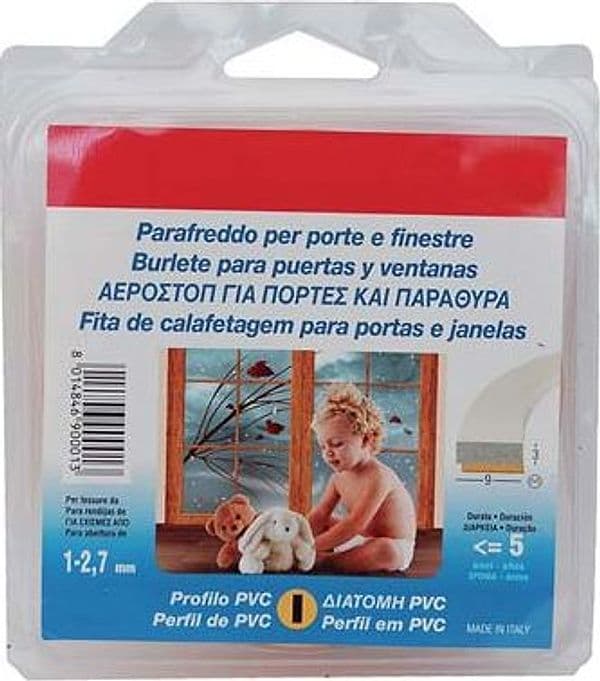 Parafreddo Geko Flex Profilo I PVC Espanso Bianco 6 m H 9 mm 12 Pezzi - 2