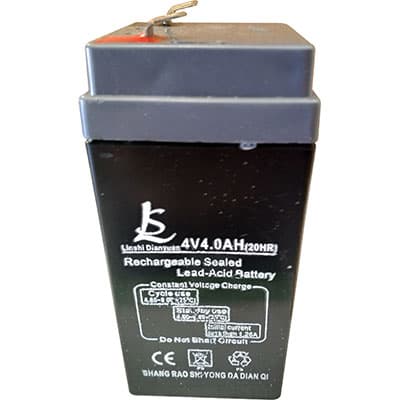 Batteria per Bilancia Bilico Digitale 420120 Pb Acido Volt 4 Ah 4 - 2