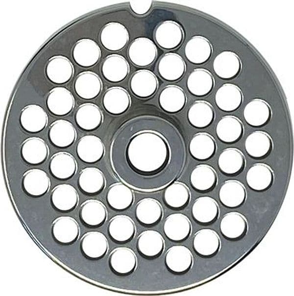 Piastra per Tritacarne Elettrico Inox Reber N° 20 a 22 Foro 8 - 2
