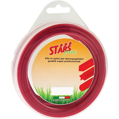 Filo per Decespugliatore Tondo Corallo Stars 15 m 3,0 mm 4 Pezzi - 2