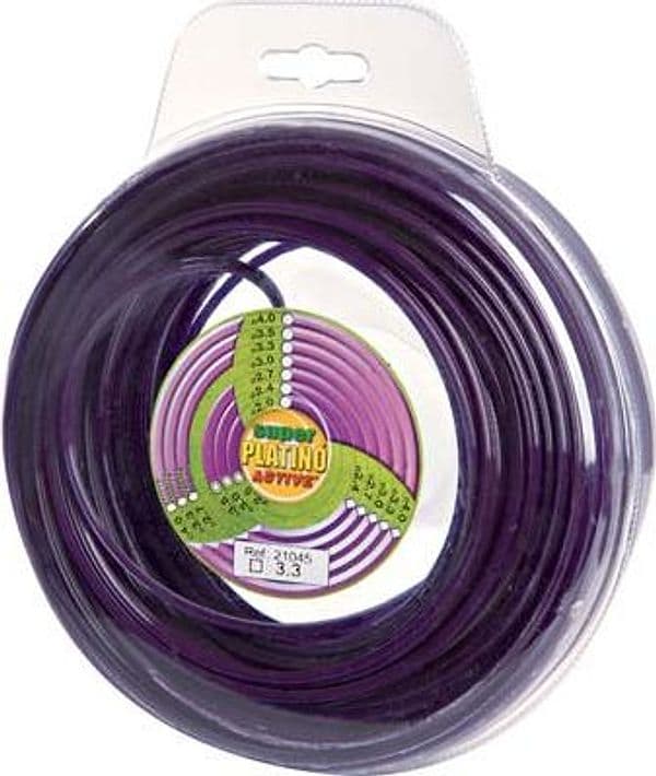 Filo per Decespugliatore Platino Tondo Active 15 m 3,3 mm 2 Pezzi - 2