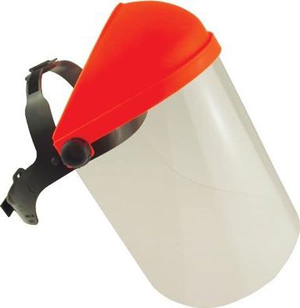 Visiera Policarbonato Fast Pro H.cm 30 con Reggicapo con Coprifronte - 2