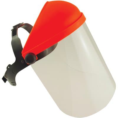 Visiera Policarbonato Fast Pro H.cm 30 con Reggicapo con Coprifronte - 2
