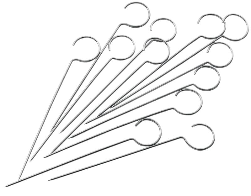 Set Spiedini Inox 12 Pezzi Mm 100 Pedrini - 2