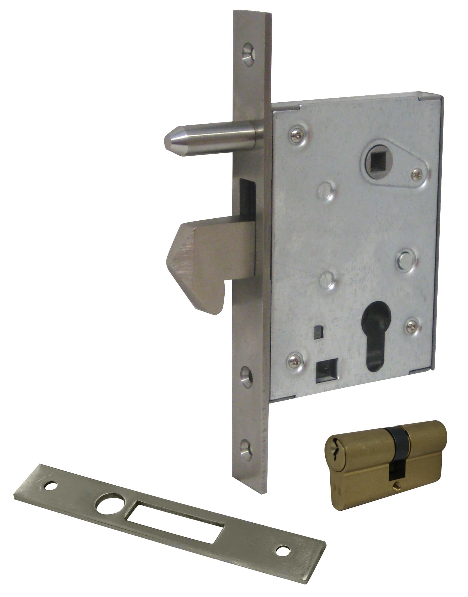 Serratura Ferro Inf. a Gancio 1M+S Art. 77 Ql E.60 F.25 Fiam - 2