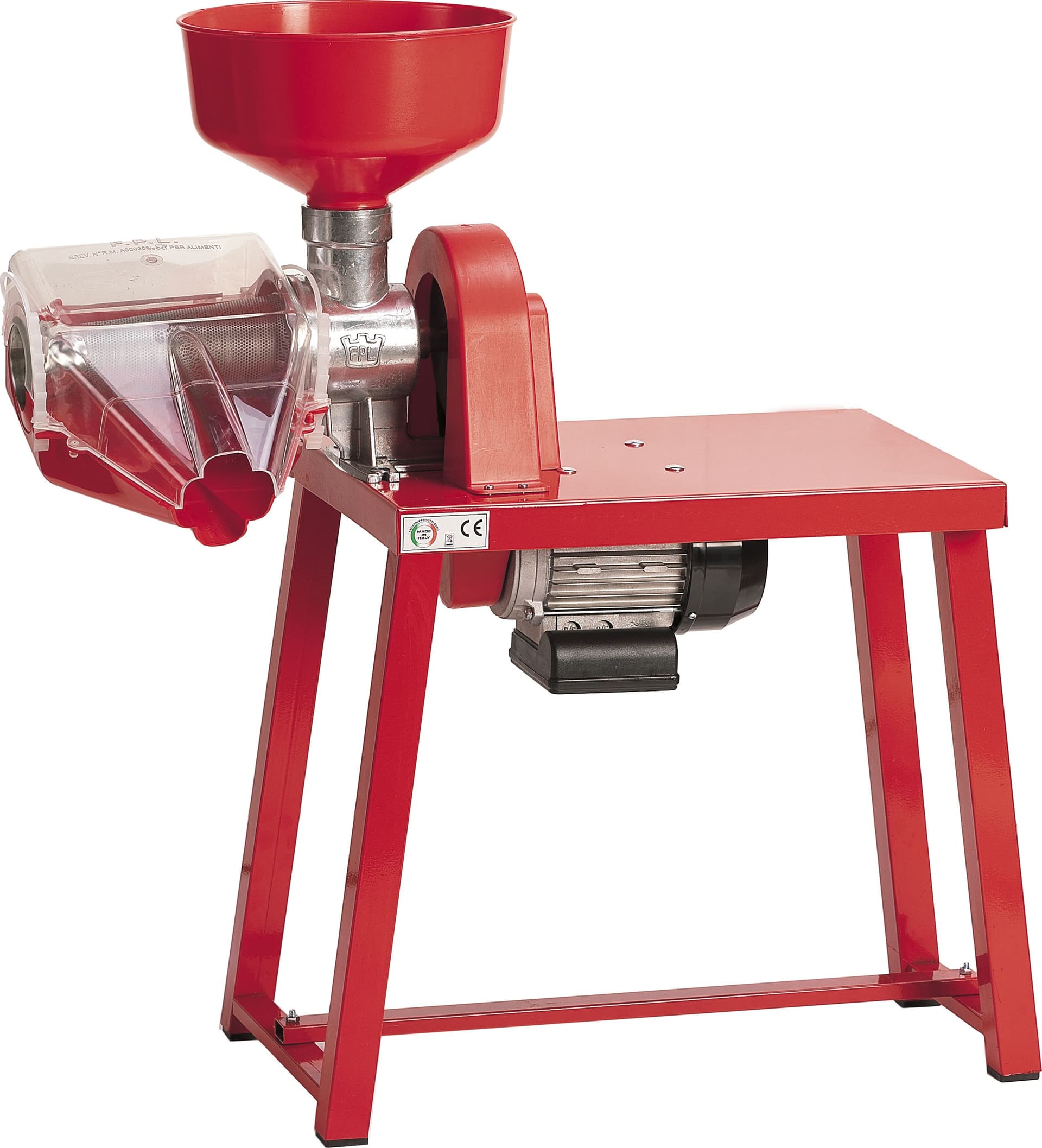 Spremipomodoro Elettrico Banco Verniciato Accessori Plastica N° 5 Hp 045 – Pavi