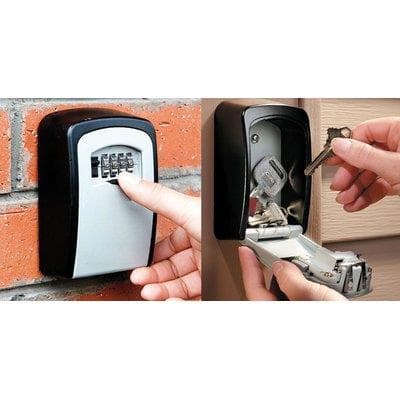 Cassetta Portachiavi a Combinazione Keybox Stark Acciaio Solido Cm 10X3,5 - 2