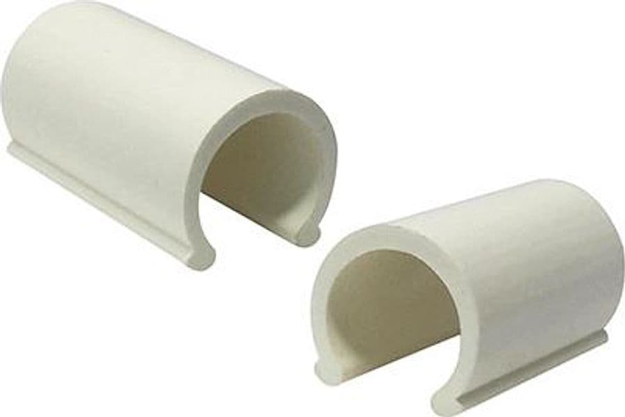 Clip Blocca Foglia Polietilene per Serre PVC 1/2 20 mm 100 Pezzi - 2