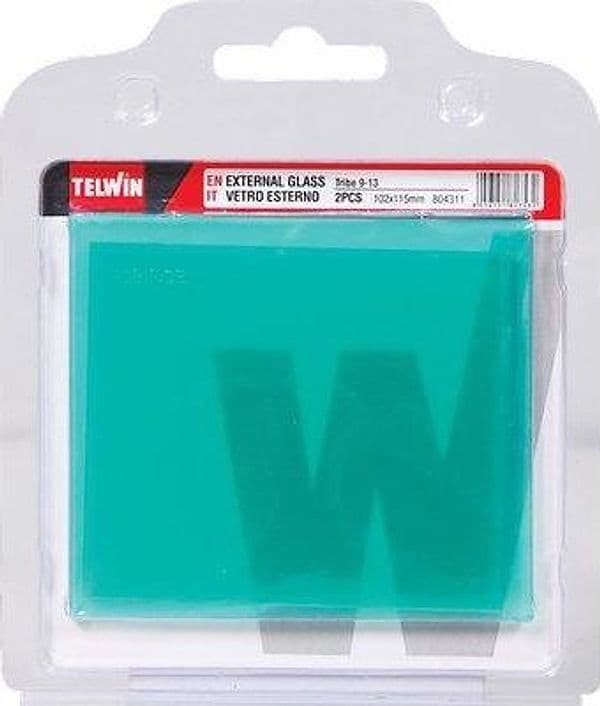 Vetro Maschera Esterno Tribe Telwin Trasparente 102 x 115 mm 2 Pezzi