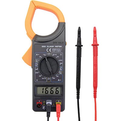 Pinza Amperometrica con Tester Digitale Ac Cc Continuita Resistenza - 2
