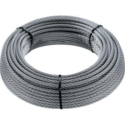 Fune Acciaio Zincata Miniroll L.25 m Ø 2 mm 3 Pezzi - 2