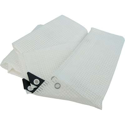 Telone Occhiellato Leno Kristal Hand Trasparente 160 g m² Mt 3X3 - 2
