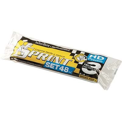 Telo Copritutto Pe Alta Densita Soragni Mt 12X4 3 Teli 4X4 330 g 45 Pezzi - 2