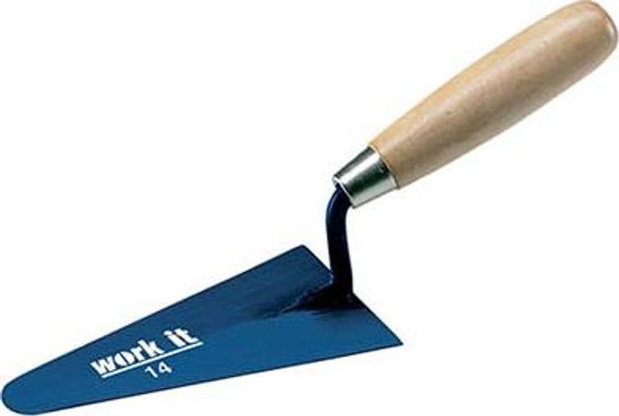 Cazzuolino Punta Tonda Work It Ausonia M.legno 12 cm 6 Pezzi - 2