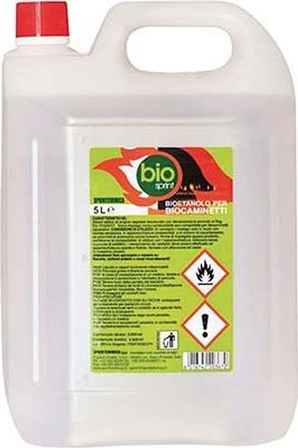 Combustibile Bioetanolo Biocamino 5 L 4 Pezzi - 2