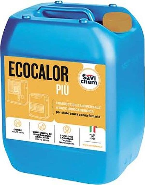 Combustibile Stufa Radiante Piu Ecocalor Tappo Giallo Lt 18 – Autres