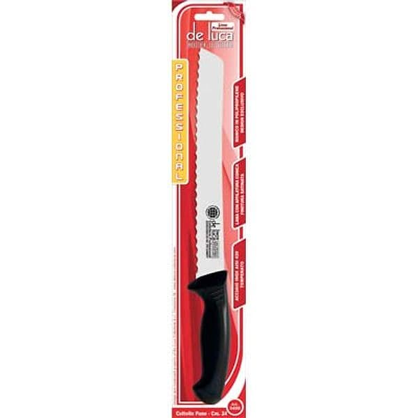 Coltello Pane Professional De Luca Manico Plt Inox 24 cm 2 Pezzi - 2