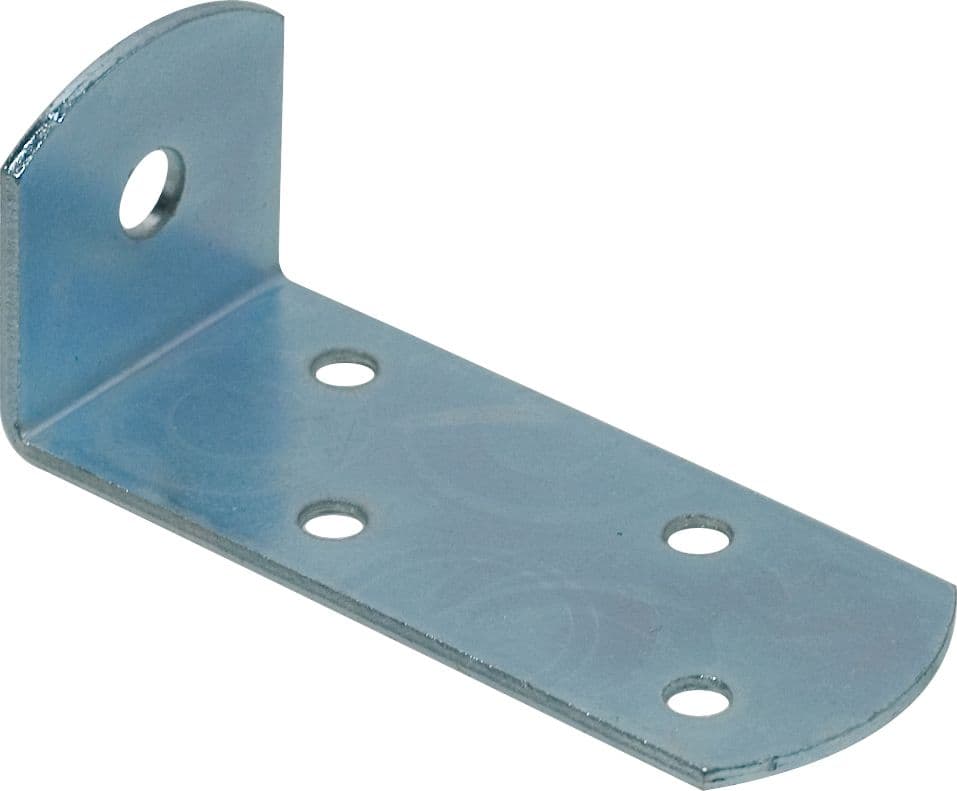 Piastrina di Giunzione Angolare Ferro Zincato 50 Pezzi. Mm 30 x 30X70 – Autres