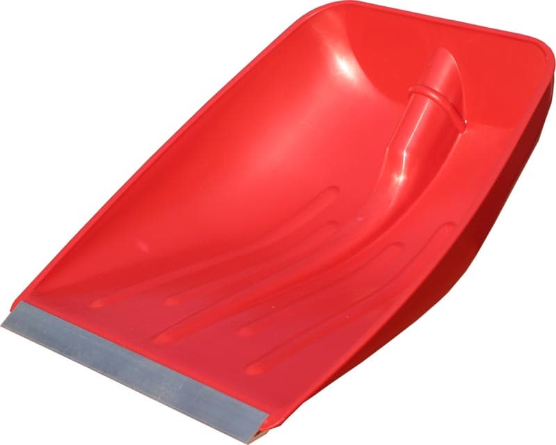 Pala Multiuso da Neve con Frofilo in Alluminio Cm 42 x 38 Colore Rosso - 2