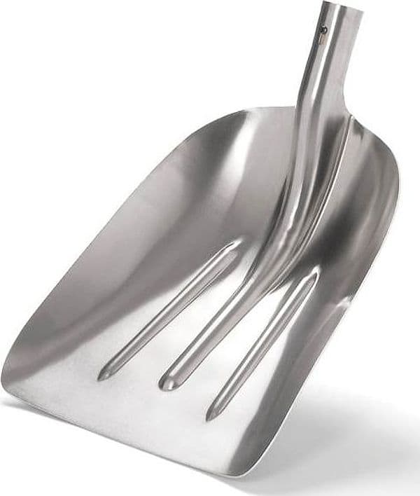 Pala per Neve e Grano Alluminio Cm 40 x 33 con Manico Cm 130 - 2