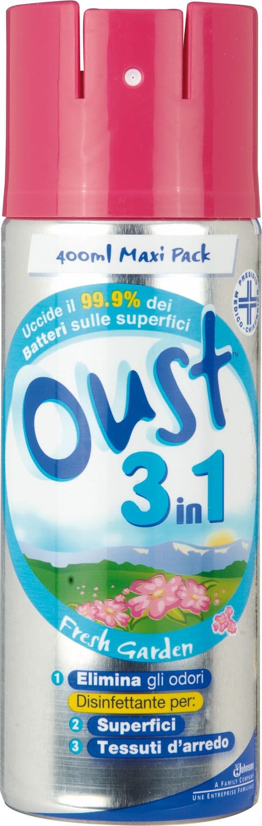 Elimina Odori Oust 3 in 1 Spray Ml. 400 12 Pezzi Oust