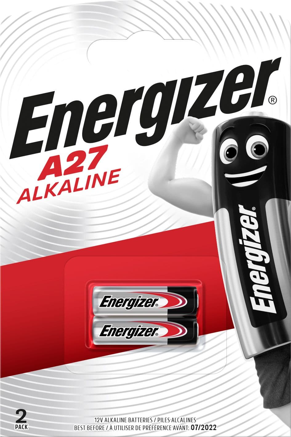 Pila Alcalina Specialistica A27 12 V 2 Pezzi. 10 Confezioni Energizer