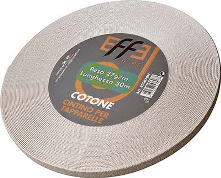 Cintino Avvolgibili Cotone Avana Grigio Mm 22 27 g m 50 m – Effe