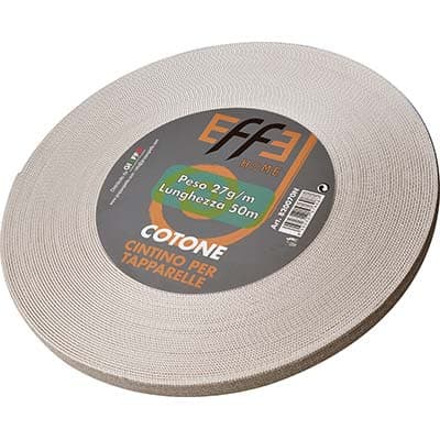 Cintino Avvolgibili Cotone Avana Grigio Mm 22 27 g m 50 m - 2