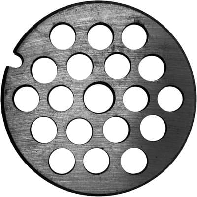 Piastra per Tritacarne Manuale Reber N° 10 a 12 Foro 10 - 2