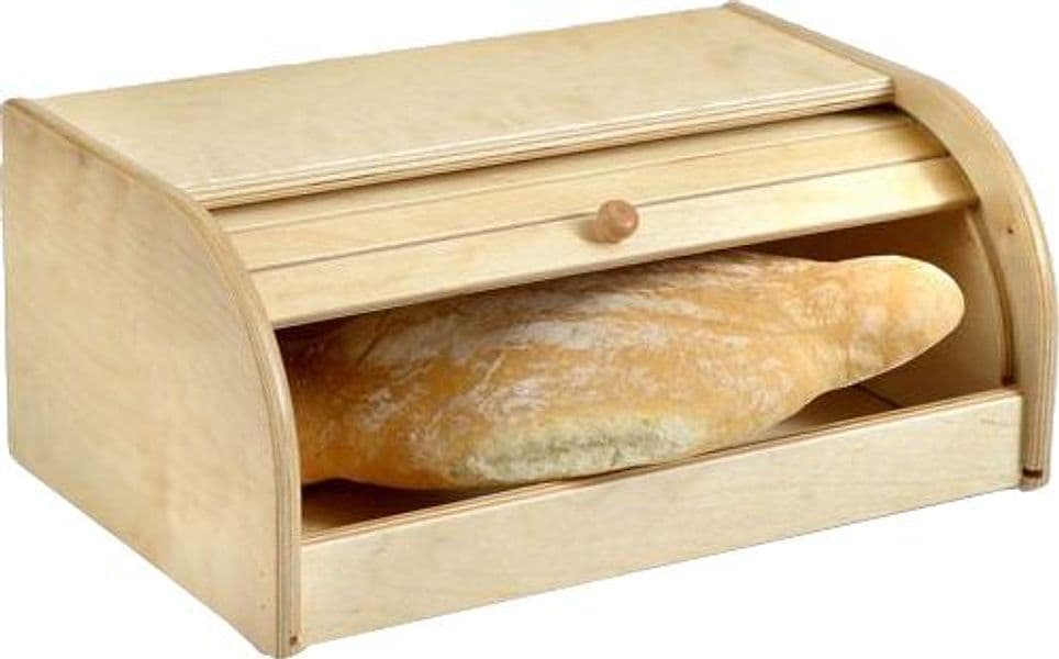 Portapane in Legno Chiaro Cm 39 x 25X17 H - 2