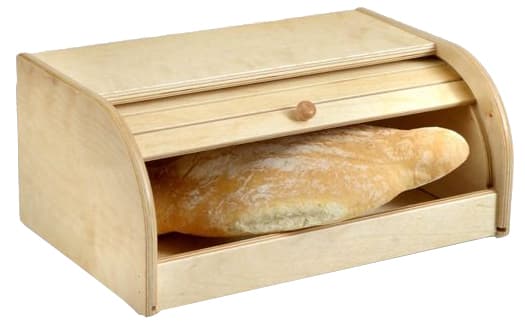 Portapane in Legno Chiaro Cm 39 x 25X17 H - 2